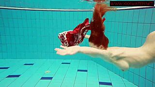 wanna see this hairy polish teen 18+ underwater naked?