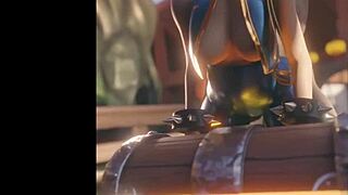 Explore the ULTIMATE STREET FIGHTER SFM COMPILATION in 3D anime style