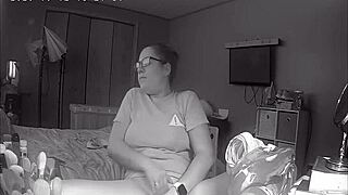 I caught slutty teen 18+ masturbating on hidden cam