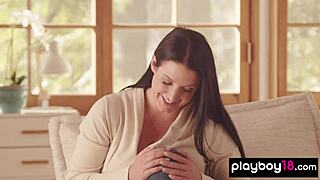 Chubby MILF Angela White reveals every secret of her stunning body! 😍