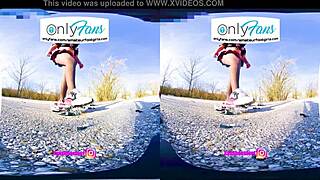 I Watch Vr 3d Foot Girl Trailer With Shoeplay And Crushing Nylons
