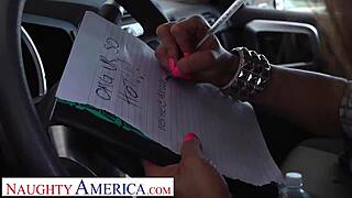 naughty america rachel roxxx fucks stranger in dorm room, sucking tits and blowing cock