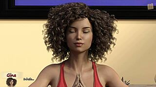 big city pleasures 55 watch gorgeous gina touching her pussy through her yoga pants