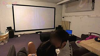 Stepsiblings Engage In Intense Fucking While Watching Disney Movie, Calling It Family Bonding With Kissing And Riding