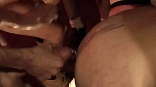 Gay Studs Engage In Group Bareback Action