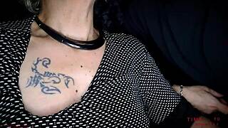 mature latina milf blonde stops jerking off with engaged cock