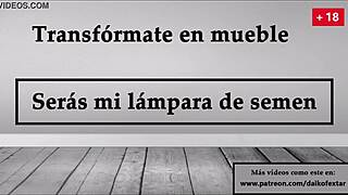 Turn into my semen lamp in Spanish JOI