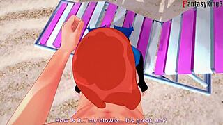 Gwen Tennyson Bikini POV in Sheer Ben10 Fantasy