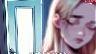 futa shemale bangs female stepsister with a public beach blowjob in 3d hentai asmr. wild crowd watching!