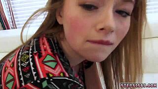 damn, old man bangs teen 18+ redhead while strapon babe joins in!