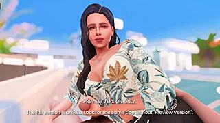 courtside passion in this 3d hentai preview, so naughty and fun