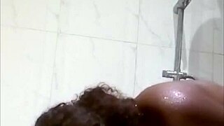 sexy girlfriend's fine body under shower, damn hot! 🔥