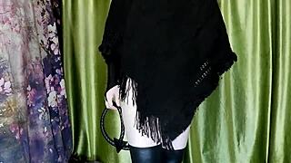 Cute demon boy Eronekokun performs a masturbation trick for bad girls in this roleplay!