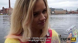 Tear It Up! Watch This Blonde Hentai Babe Get Rough Deepthroat Action!