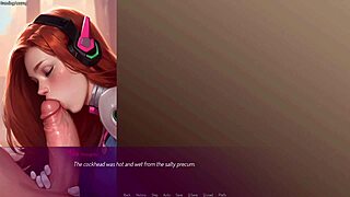 Unsatisfied wife blows husband's friend in wild 3D hentai scene