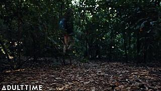 Wow! Lesbian Camping Trip Tribbing with Lacy and Aria!