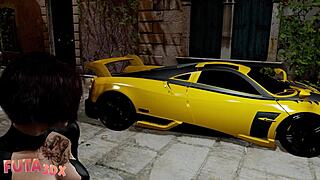 Big tittied brunette futa spies on blonde and fucks her hard?