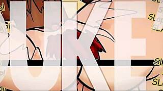 Nerdy girl in 3d hentai outfit encounters huge monster with big cock