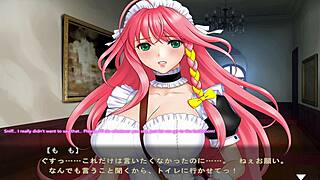 maid-san with big tits loses virginity in boin game momo scene 2