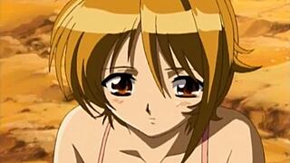 Young Asian girl gets her pussy licked by a petite lesbian teen in anime fetish film
