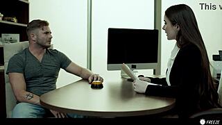 Hazel Moore gets fucked while frozen in time by the button.