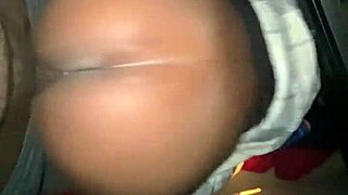 Shy Teen Neighbor Fucked by Big Black Cock in Public Car