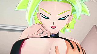 Pov lesbian slut tries monster dick for first time in dragon ball hentai