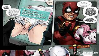 deadpool uses his portals in this hentai gangbang adventure