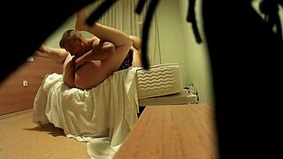 Couple Caught In Hotel As She Licks His Ass And Fingers His Anus.