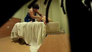 Couple Caught In Hotel As She Licks His Ass And Fingers His Anus.