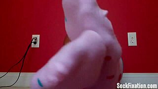 Lick Toes Or Jerk Off To Stocking Fetish Lesbian Sex?