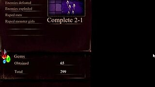 I played with the monster girl in this hentai adventure.