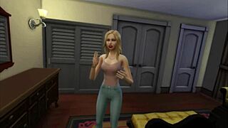 Cougar stalks her prey in Sims 4 chapter one, pure seduction!