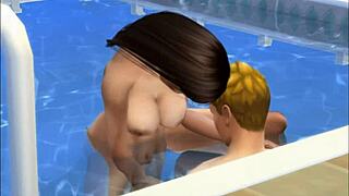 Cougar stalks her prey in Sims 4 chapter one, pure seduction!