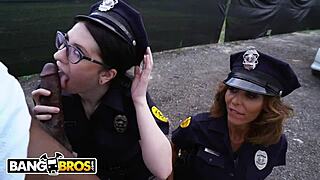 hey, lucky suspect, ready for sexy cop action?