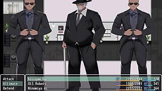 room full of cum-covered women in living fleshlight strike squad 😈