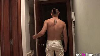 Montse shocks husband by riding a Chinese dude in wild scene.