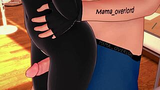 Girlfriend Dresses As Enderman For Bedtime Hentai Fun In 3D Minecraft