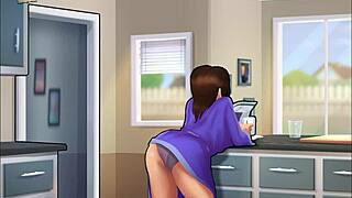 i love summertime saga 105, with big tits and ass in erotic anime style.