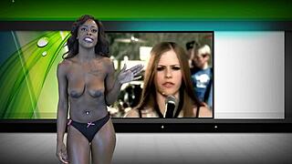 Watch brunette and blonde amateurs rip clothes and strip naked?