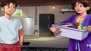 He says, 'Let's have laundry sex in Summertimesaga episode 54'