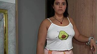 Stepmom Practices Massages With Step Son In Doggystyle Creampie