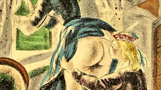 Vintage Erotic Drawings of Antique Hentai Cartoons