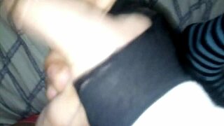 Crossdresser Spills Cum on Big-Assed Latina's Buttocks in Hot Scene