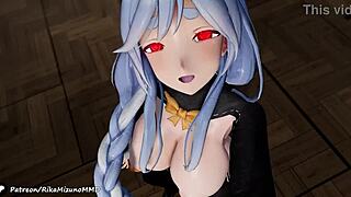 3D animated big ass anime Big boobs sex scene with PekoMama
