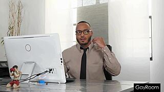 gamer stepson takes on stepdad's black cock hard