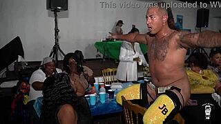 X Men strip down for milfs in rough outdoor orgy part 2