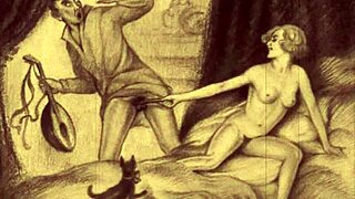 i love this vintage erotic illustration.