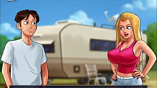 i love summertime saga 105, with big tits and ass in erotic anime style.