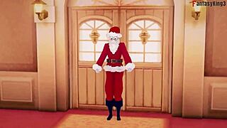 Helen Parr As Elastigirl Sucks The Wrong Santa In See-Through Hentai Full Movie! 😏